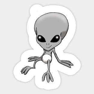 Alien Baby Sticker